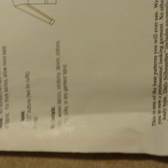 Silhouette Patterns Blouse #725 - Picture 8 of 11